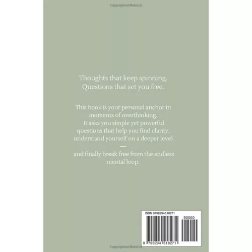 Aurona Mirel - The Overthinking Book: A Journal to Quiet Your Mind and Find Peace